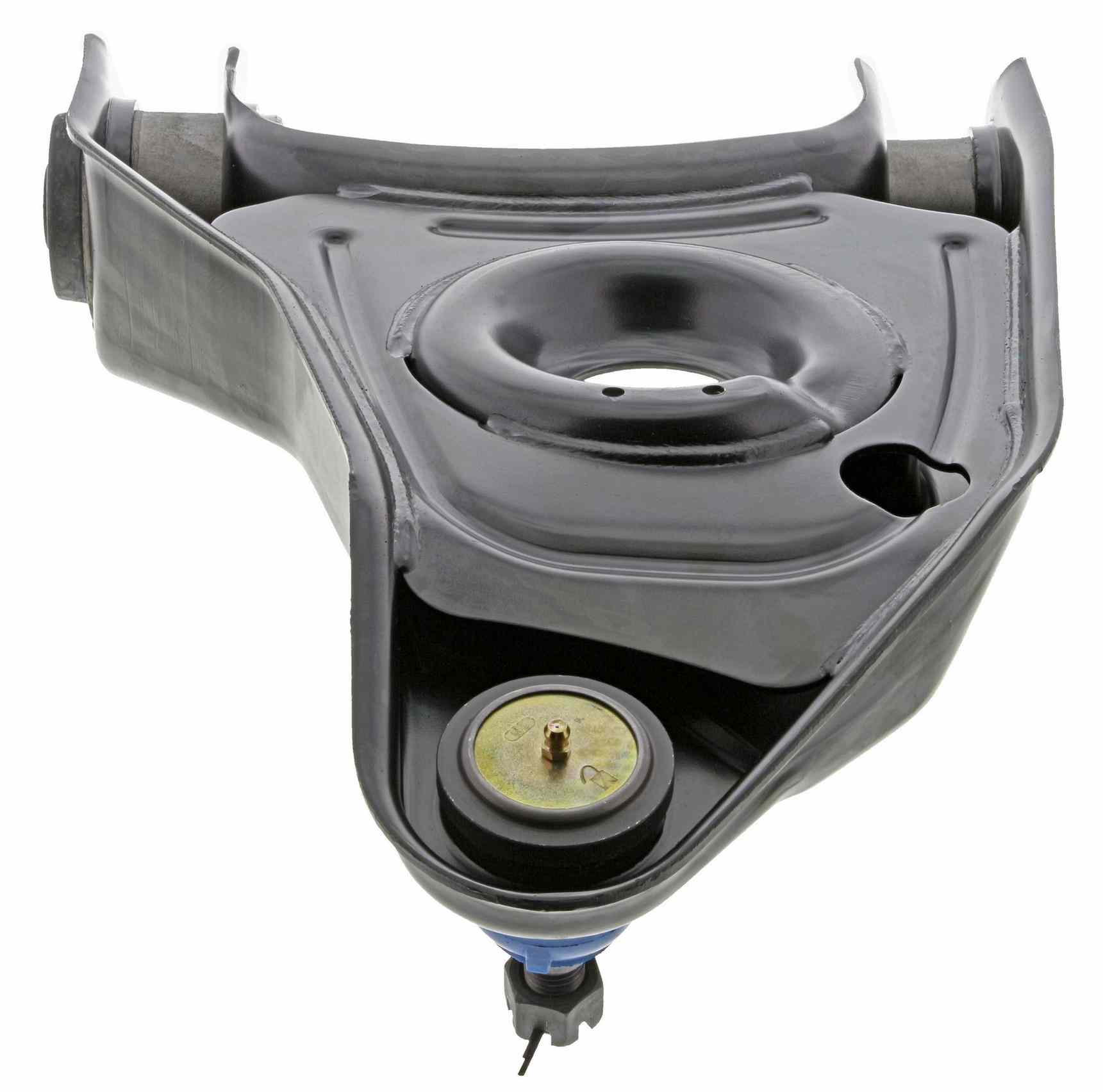 Bottom View of Front Left Suspension Control Arm and Ball Joint Assembly MEVOTECH CMS40190