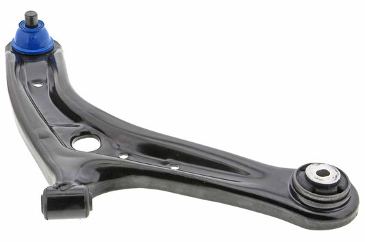 Angle View of Front Right Suspension Control Arm and Ball Joint Assembly MEVOTECH CMS40195