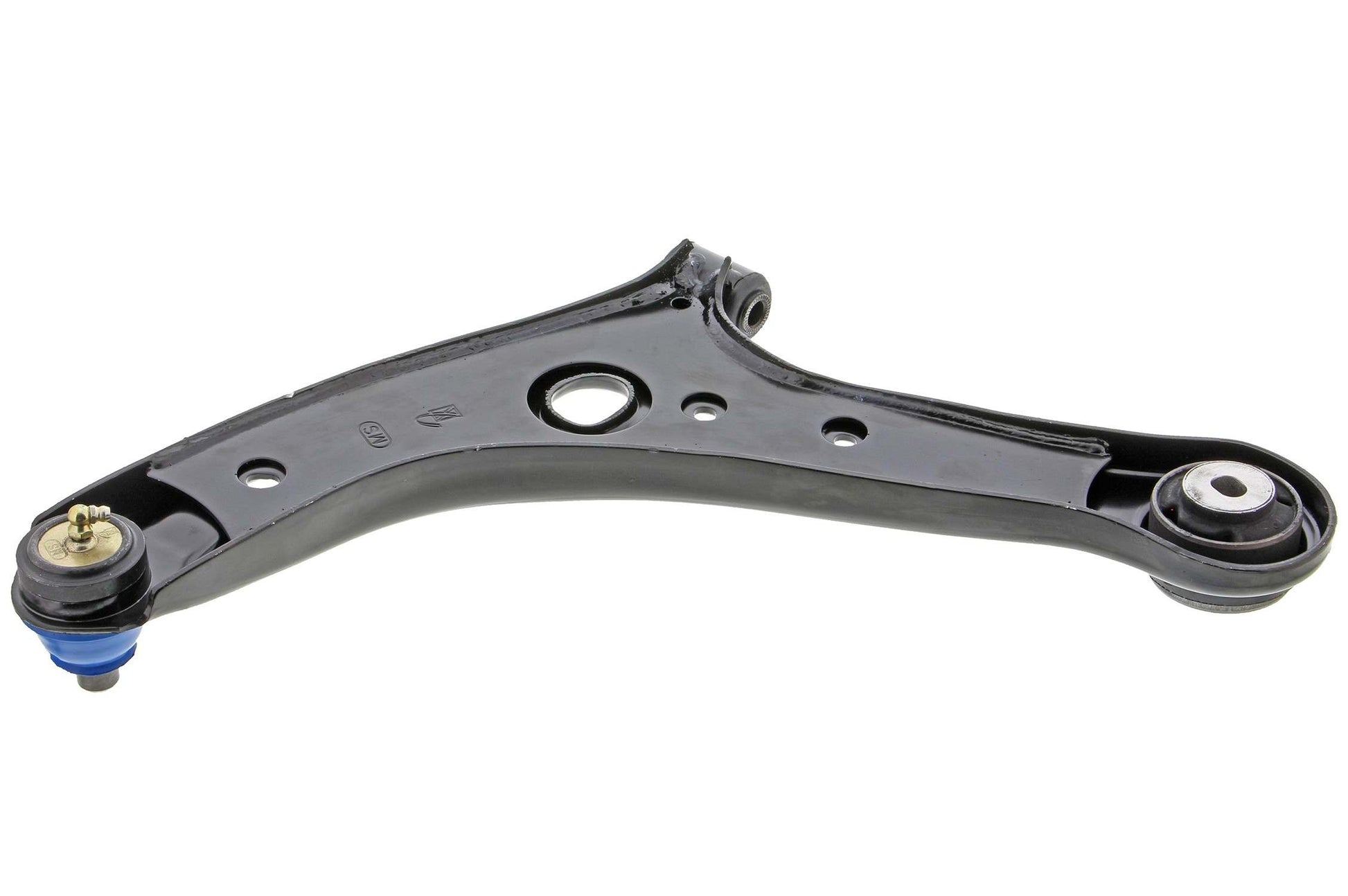 Back View of Front Right Suspension Control Arm and Ball Joint Assembly MEVOTECH CMS40195