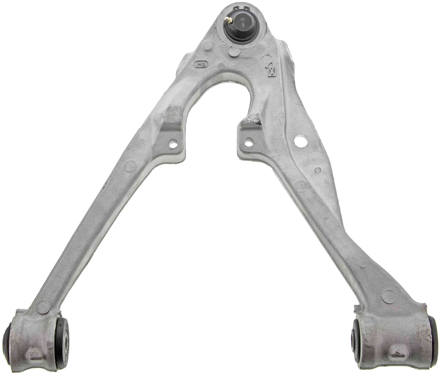 Back View of Front Right Suspension Control Arm and Ball Joint Assembly MEVOTECH CMS501004