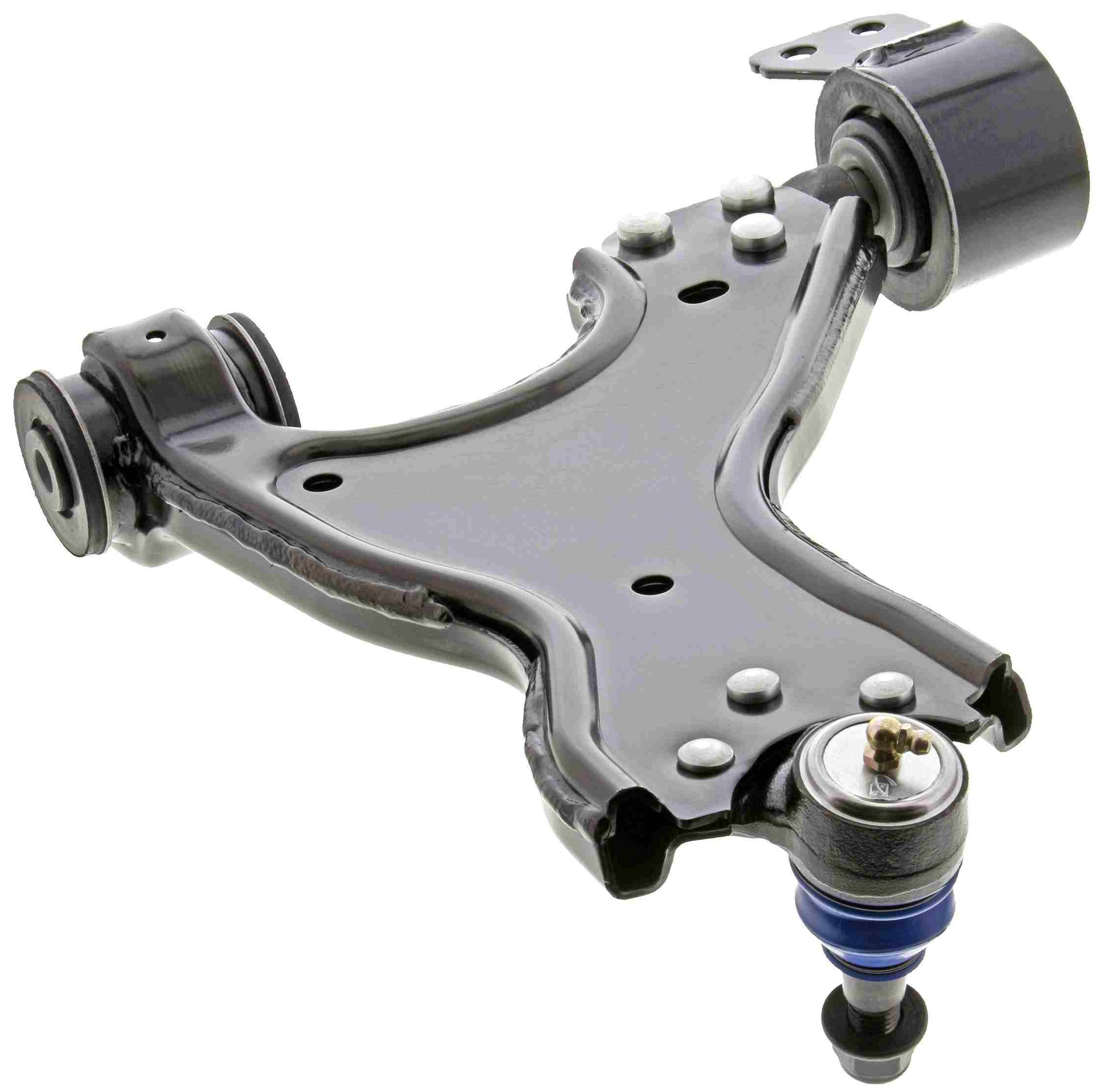 Back View of Front Left Suspension Control Arm and Ball Joint Assembly MEVOTECH CMS501016