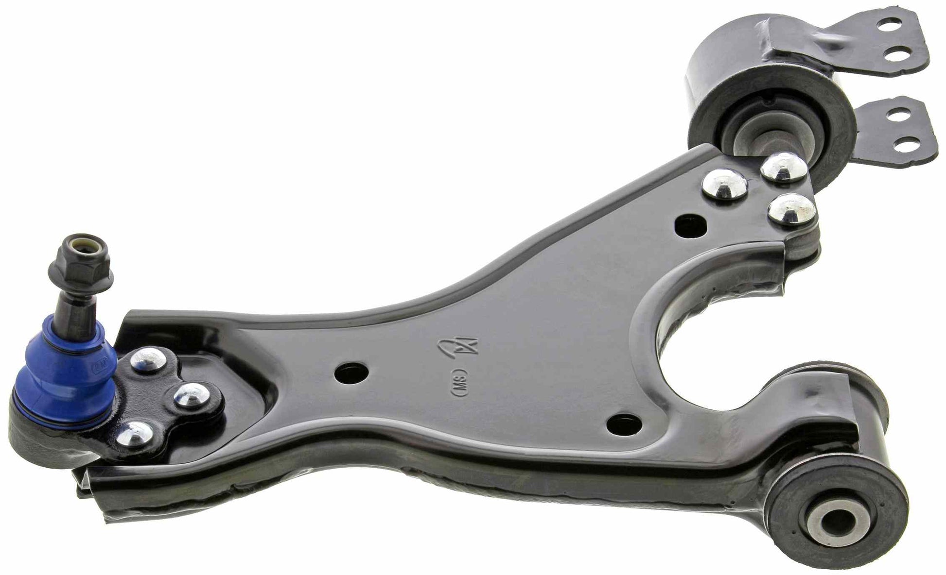 Side View of Front Left Suspension Control Arm and Ball Joint Assembly MEVOTECH CMS501016