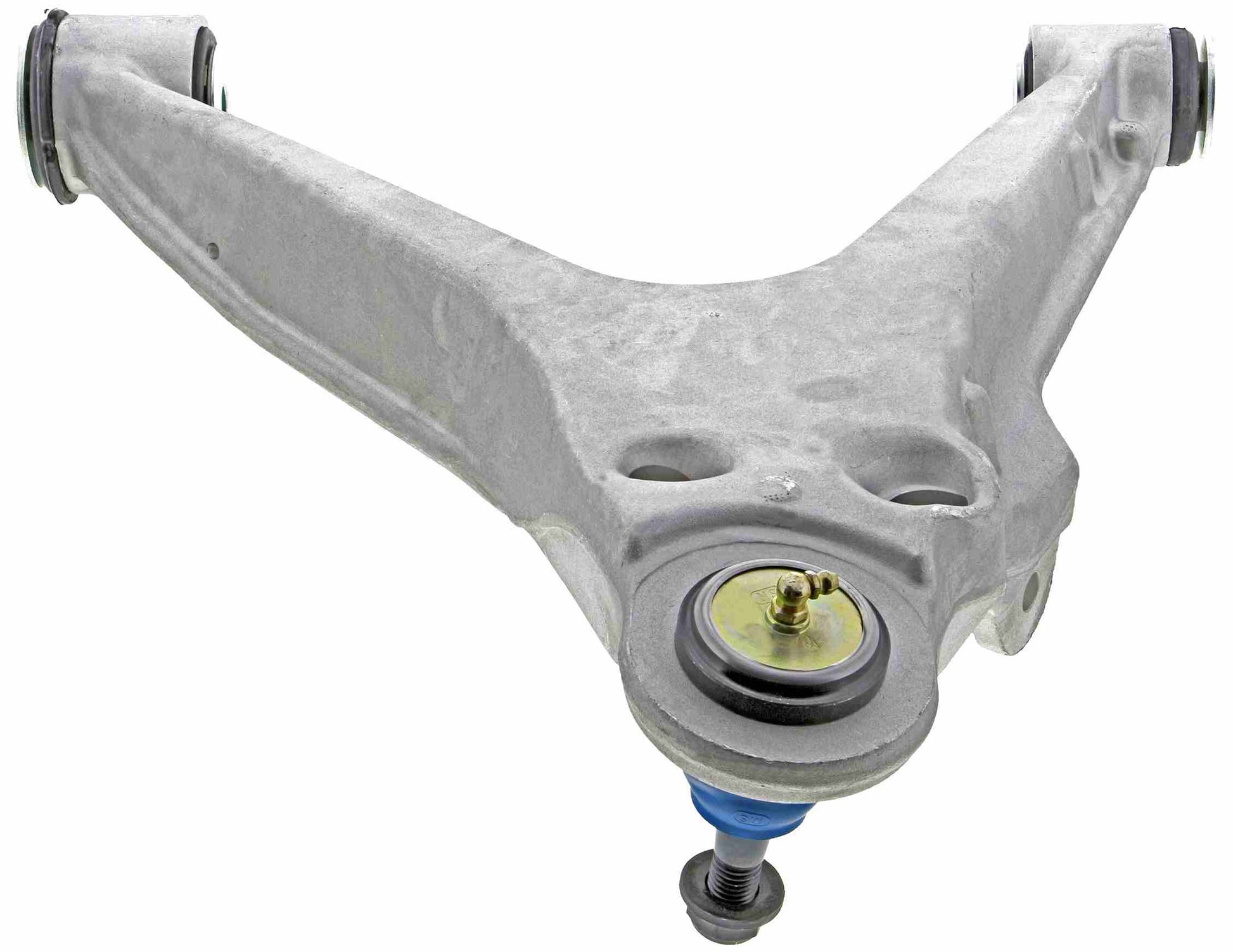 Bottom View of Front Left Suspension Control Arm and Ball Joint Assembly MEVOTECH CMS501037