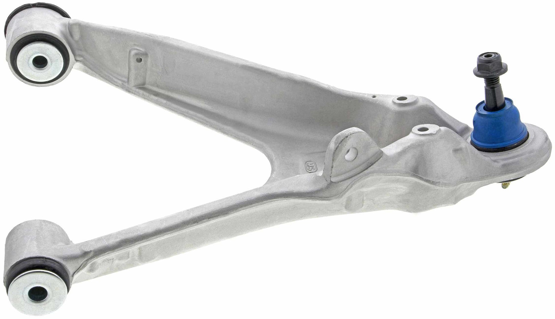 Side View of Front Left Suspension Control Arm and Ball Joint Assembly MEVOTECH CMS501037