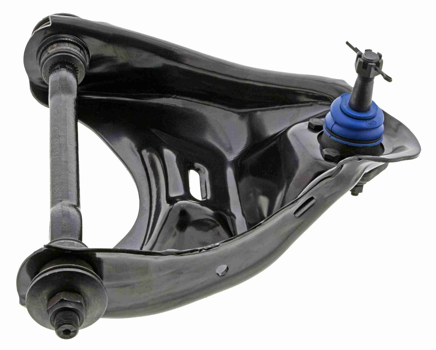 Angle View of Front Upper Right Suspension Control Arm and Ball Joint Assembly MEVOTECH CMS50103