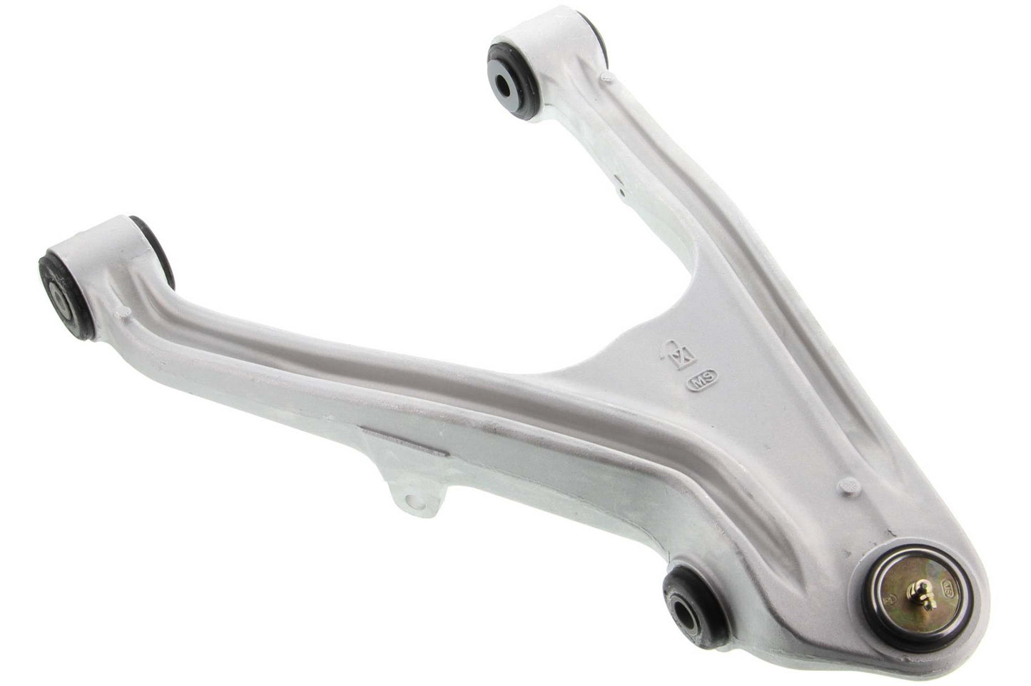 Back View of Rear Left Suspension Control Arm and Ball Joint Assembly MEVOTECH CMS501045