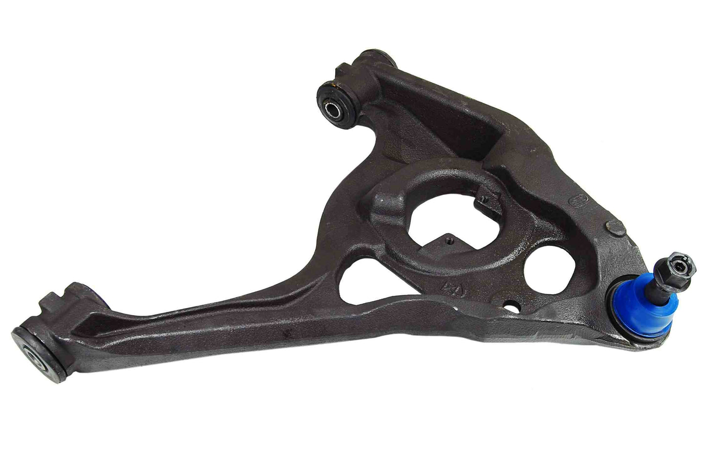 Front View of Front Right Suspension Control Arm and Ball Joint Assembly MEVOTECH CMS501054