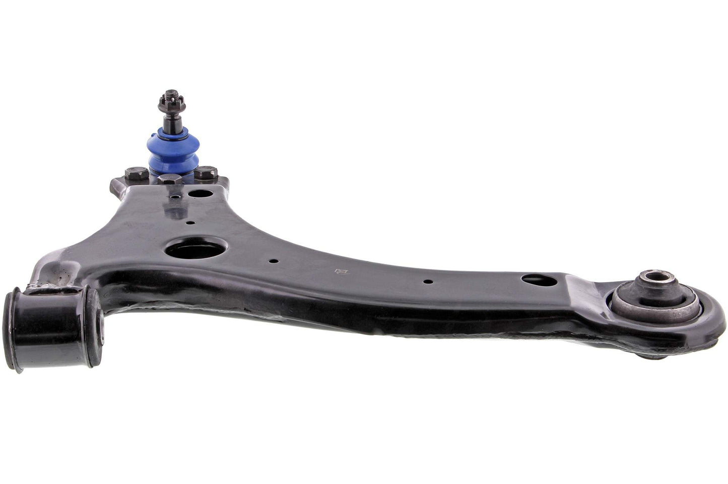 Angle View of Front Left Suspension Control Arm and Ball Joint Assembly MEVOTECH CMS501061