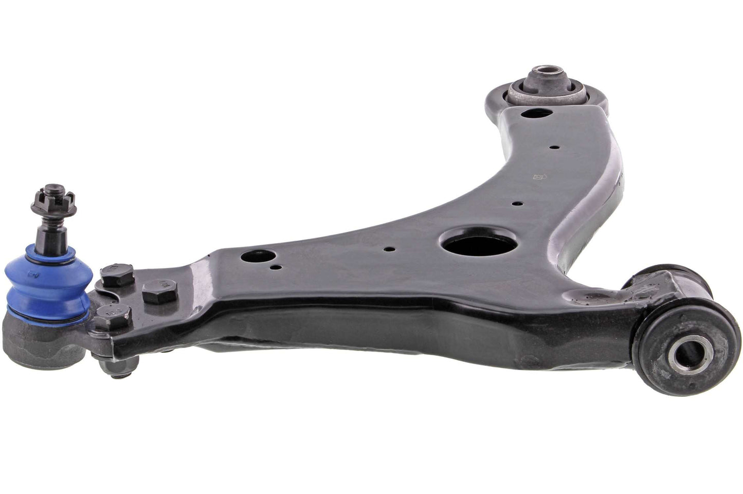 Side View of Front Left Suspension Control Arm and Ball Joint Assembly MEVOTECH CMS501061