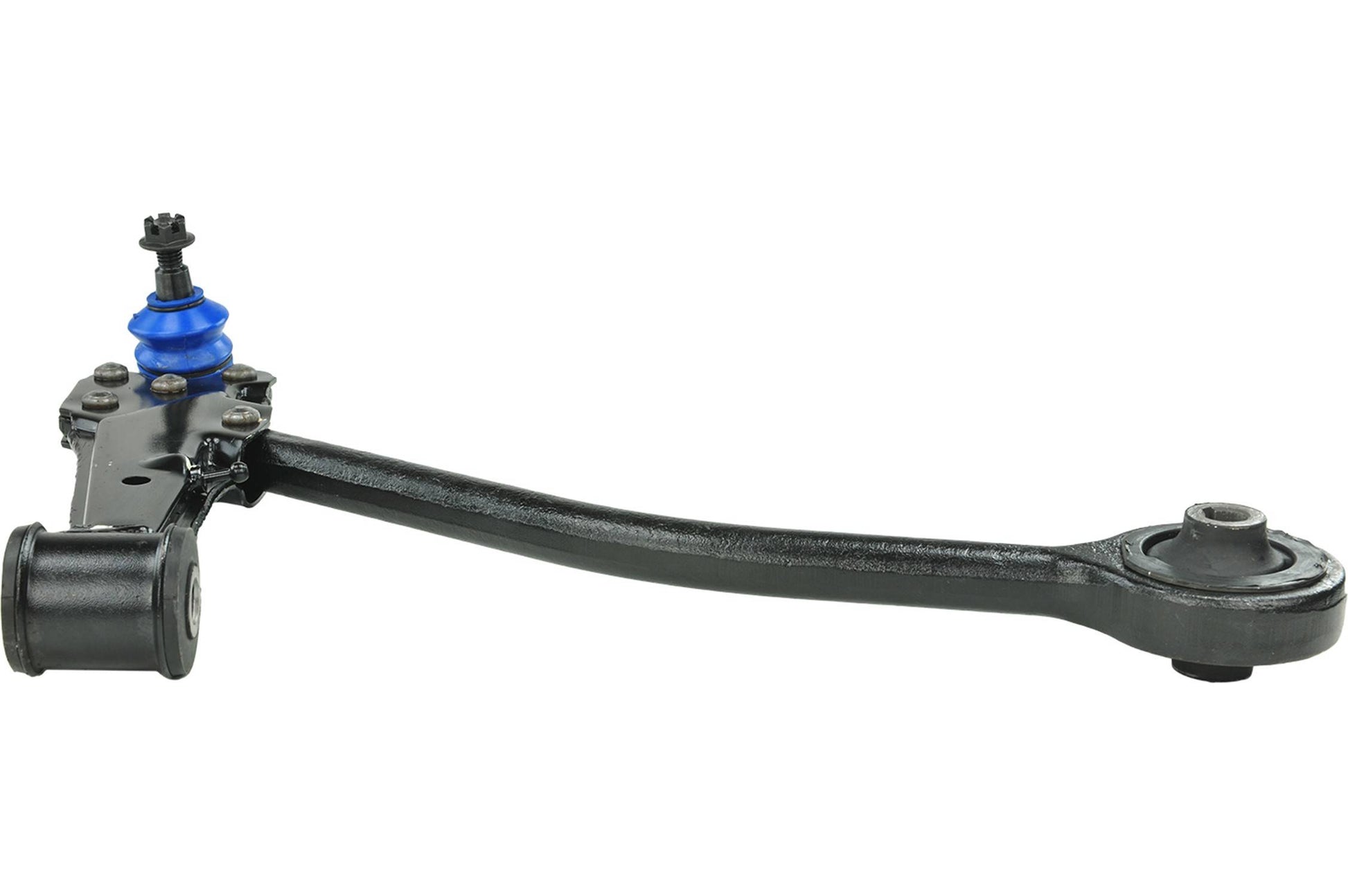 Angle View of Front Left Suspension Control Arm and Ball Joint Assembly MEVOTECH CMS501090