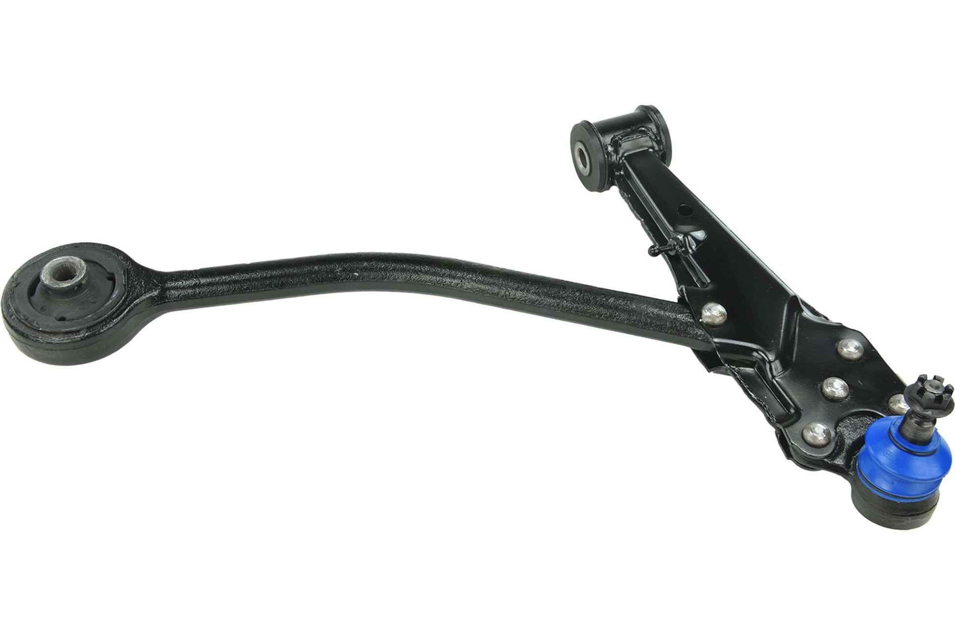 Front View of Front Left Suspension Control Arm and Ball Joint Assembly MEVOTECH CMS501090