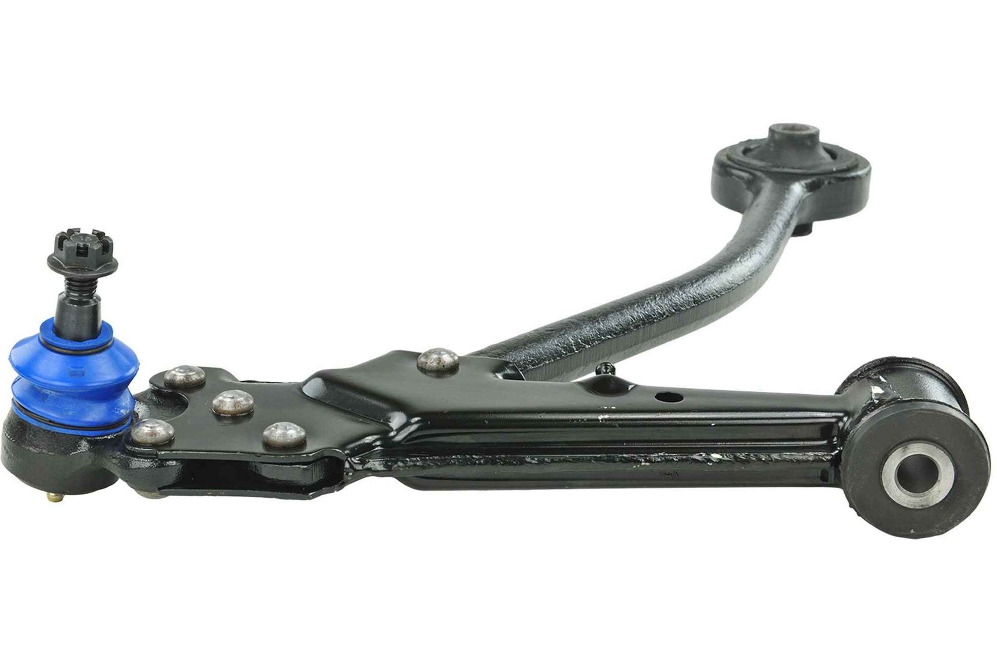 Side View of Front Left Suspension Control Arm and Ball Joint Assembly MEVOTECH CMS501090