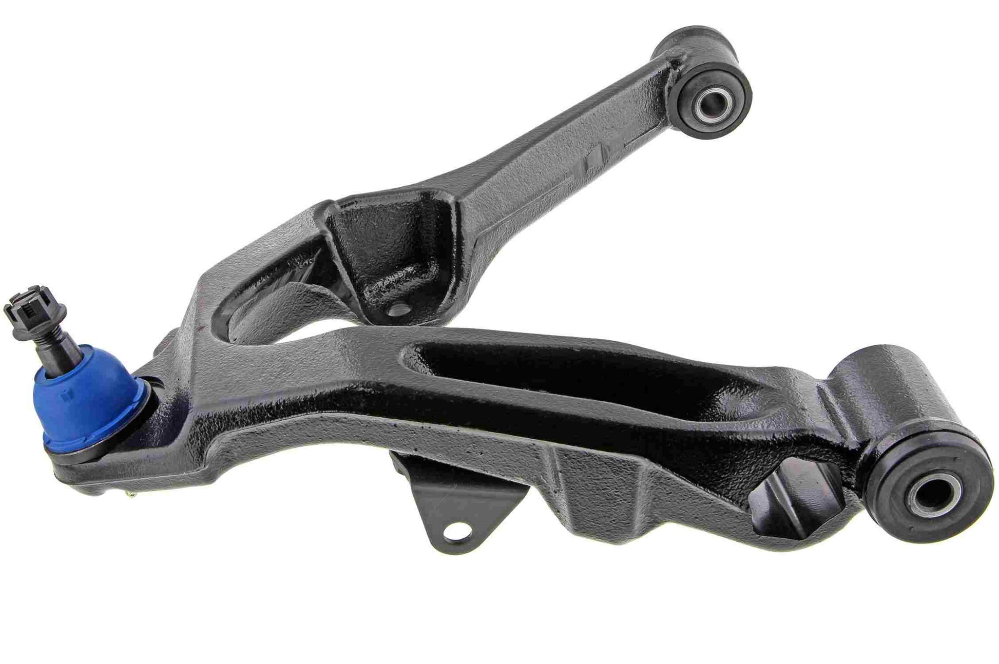 Side View of Front Right Suspension Control Arm and Ball Joint Assembly MEVOTECH CMS50109