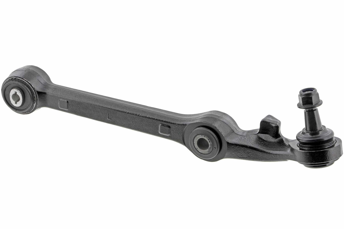 Front View of Front Left Suspension Control Arm and Ball Joint Assembly MEVOTECH CMS501107