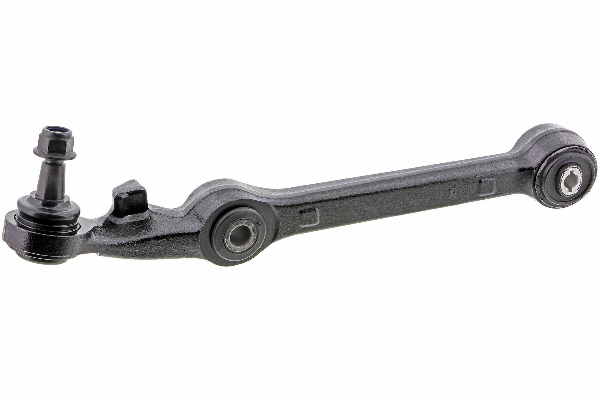 Front View of Front Right Suspension Control Arm and Ball Joint Assembly MEVOTECH CMS501108