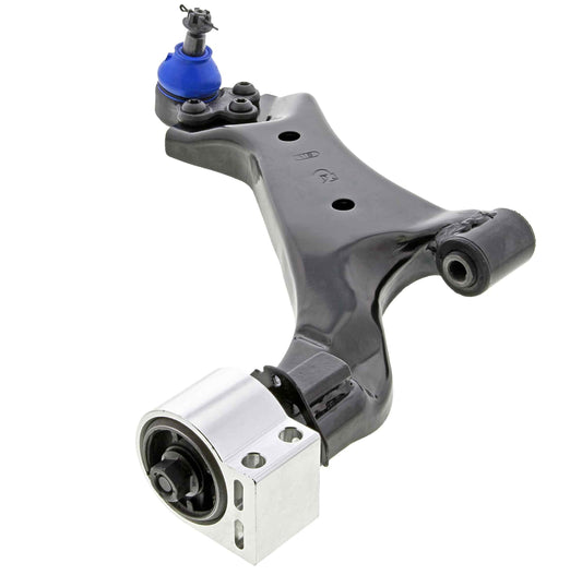 Angle View of Front Left Suspension Control Arm and Ball Joint Assembly MEVOTECH CMS501117