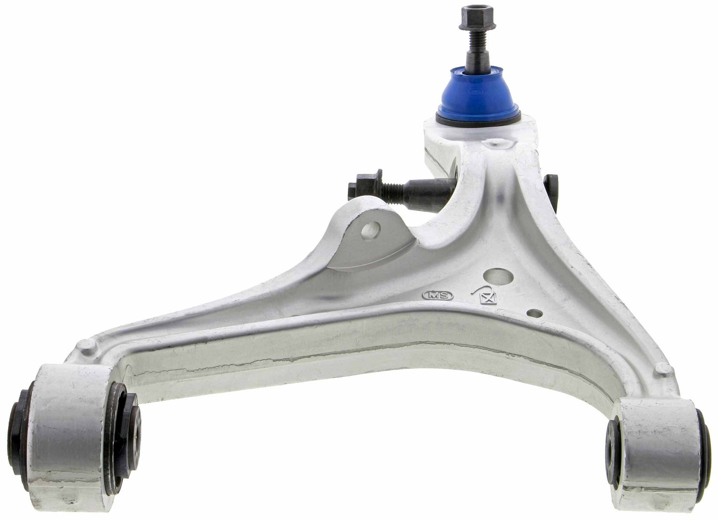 Angle View of Front Left Suspension Control Arm and Ball Joint Assembly MEVOTECH CMS501119