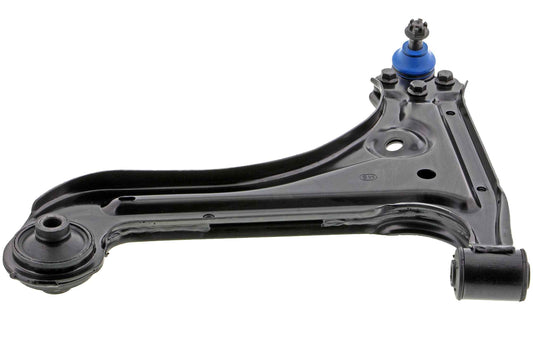 Angle View of Front Left Suspension Control Arm and Ball Joint Assembly MEVOTECH CMS50111