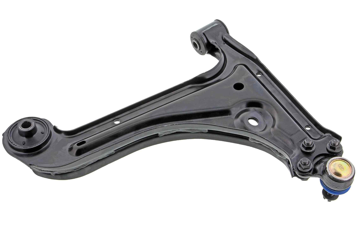 Back View of Front Left Suspension Control Arm and Ball Joint Assembly MEVOTECH CMS50111