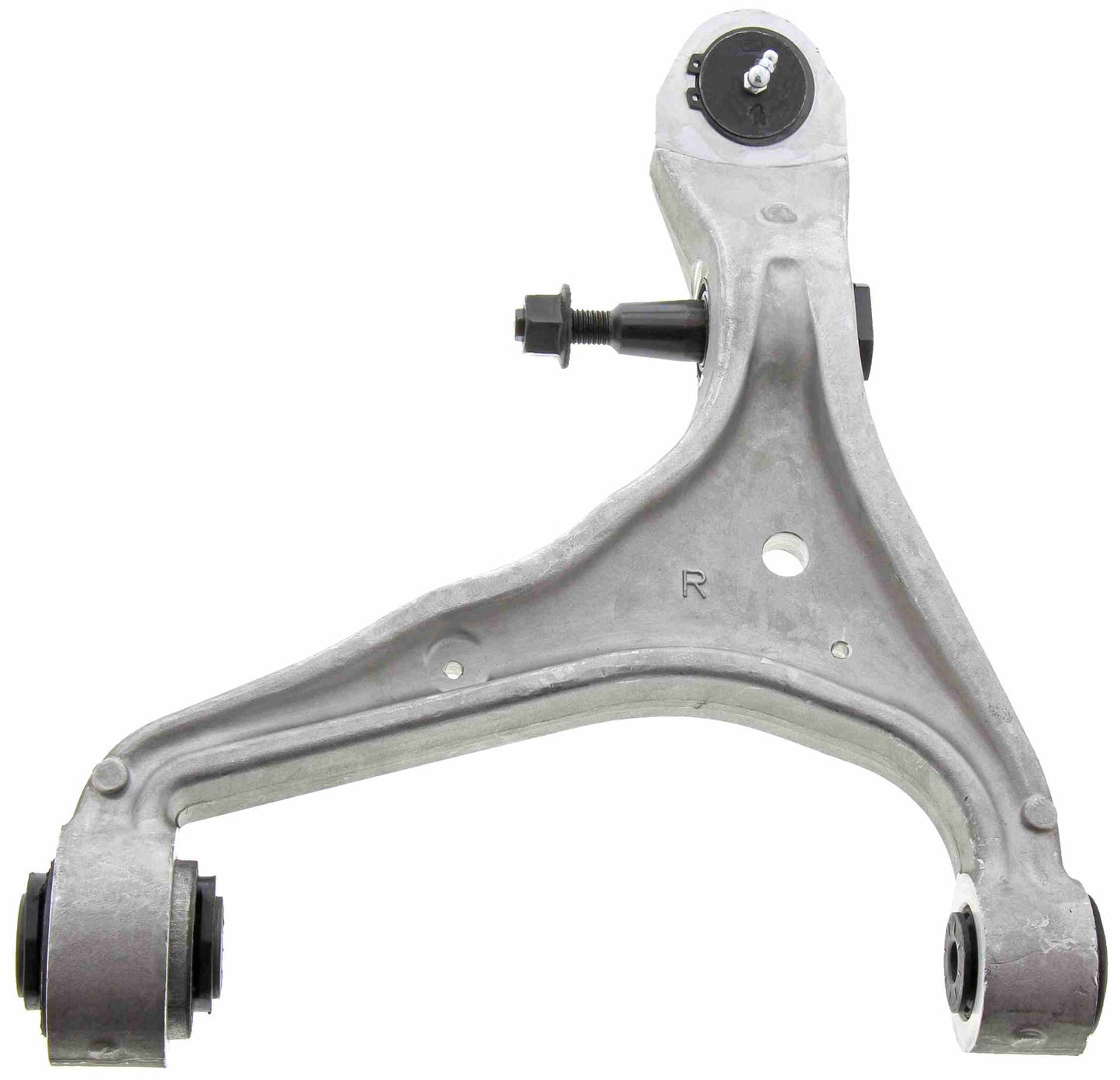 Back View of Front Right Suspension Control Arm and Ball Joint Assembly MEVOTECH CMS501120