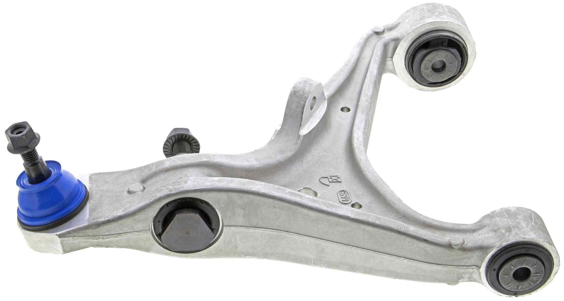 Side View of Front Right Suspension Control Arm and Ball Joint Assembly MEVOTECH CMS501120