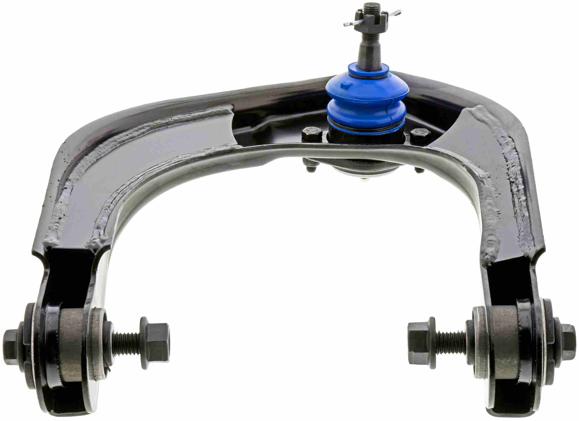 Angle View of Front Upper Left Suspension Control Arm and Ball Joint Assembly MEVOTECH CMS501136