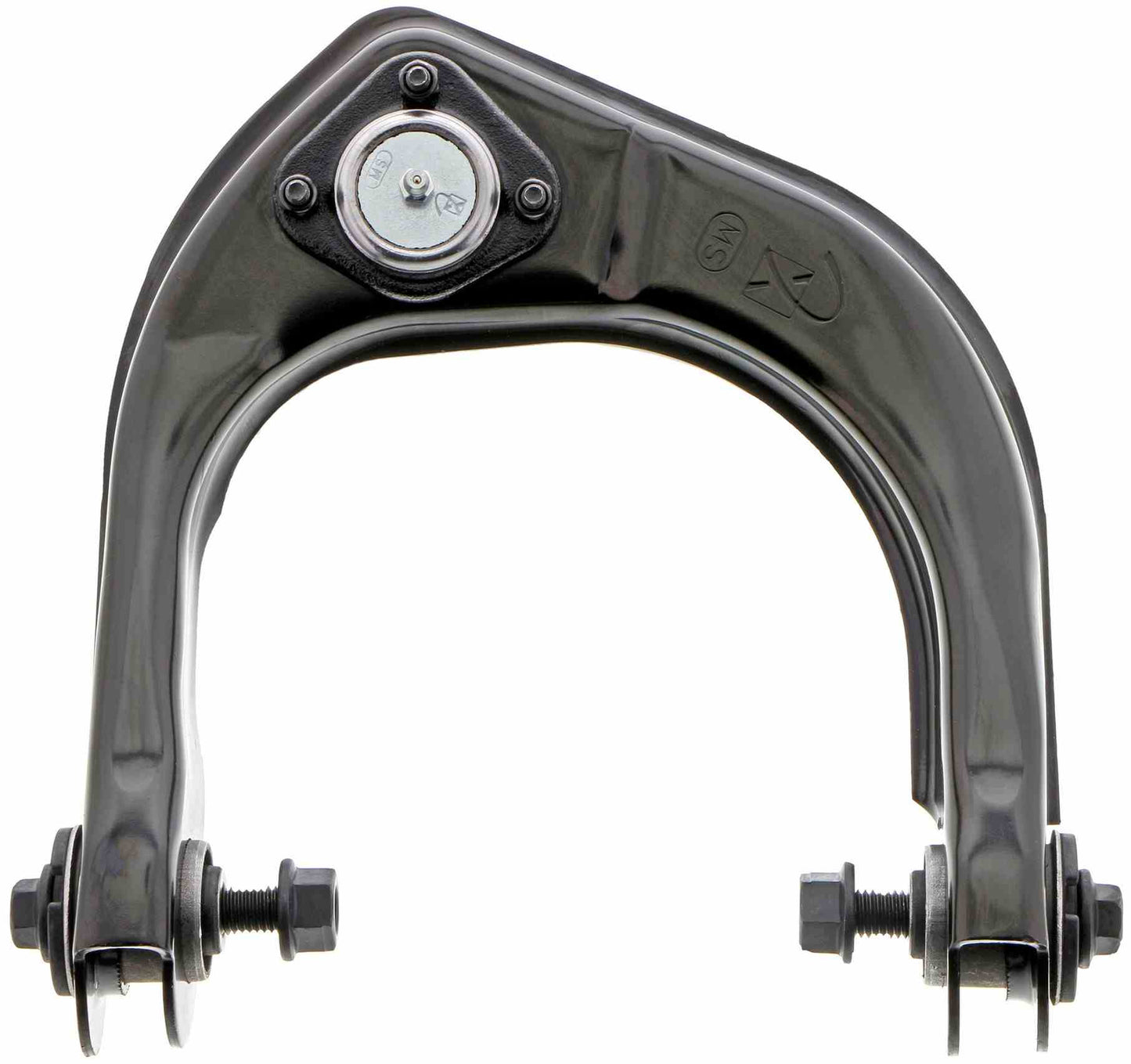 Back View of Front Upper Left Suspension Control Arm and Ball Joint Assembly MEVOTECH CMS501136