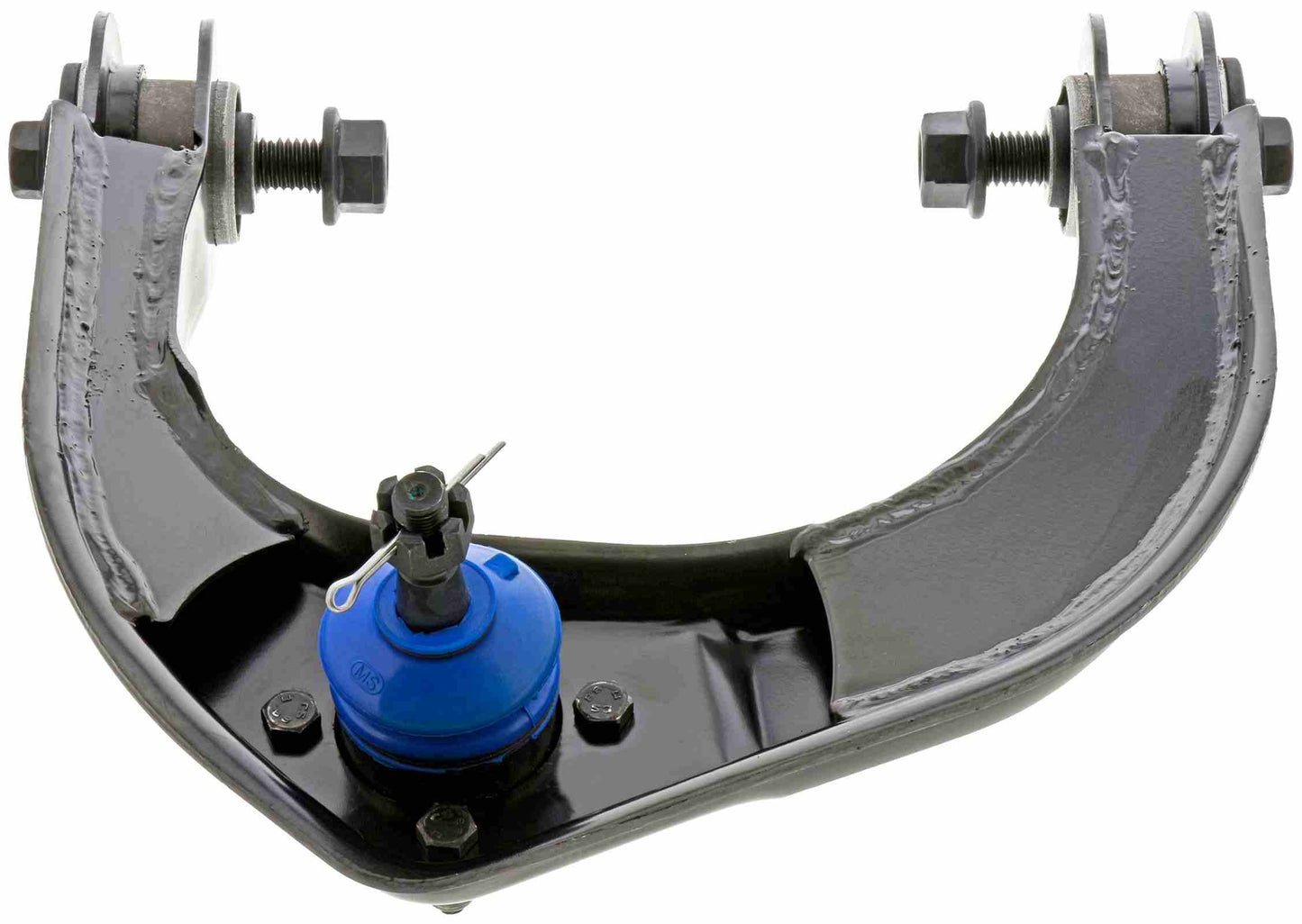 Front View of Front Upper Left Suspension Control Arm and Ball Joint Assembly MEVOTECH CMS501136