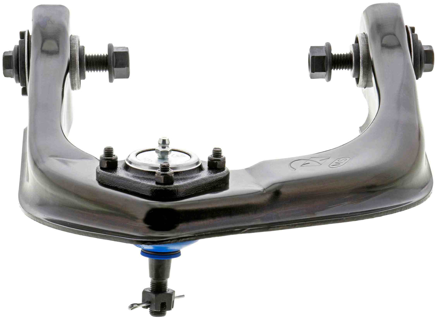 Bottom View of Front Upper Right Suspension Control Arm and Ball Joint Assembly MEVOTECH CMS501137