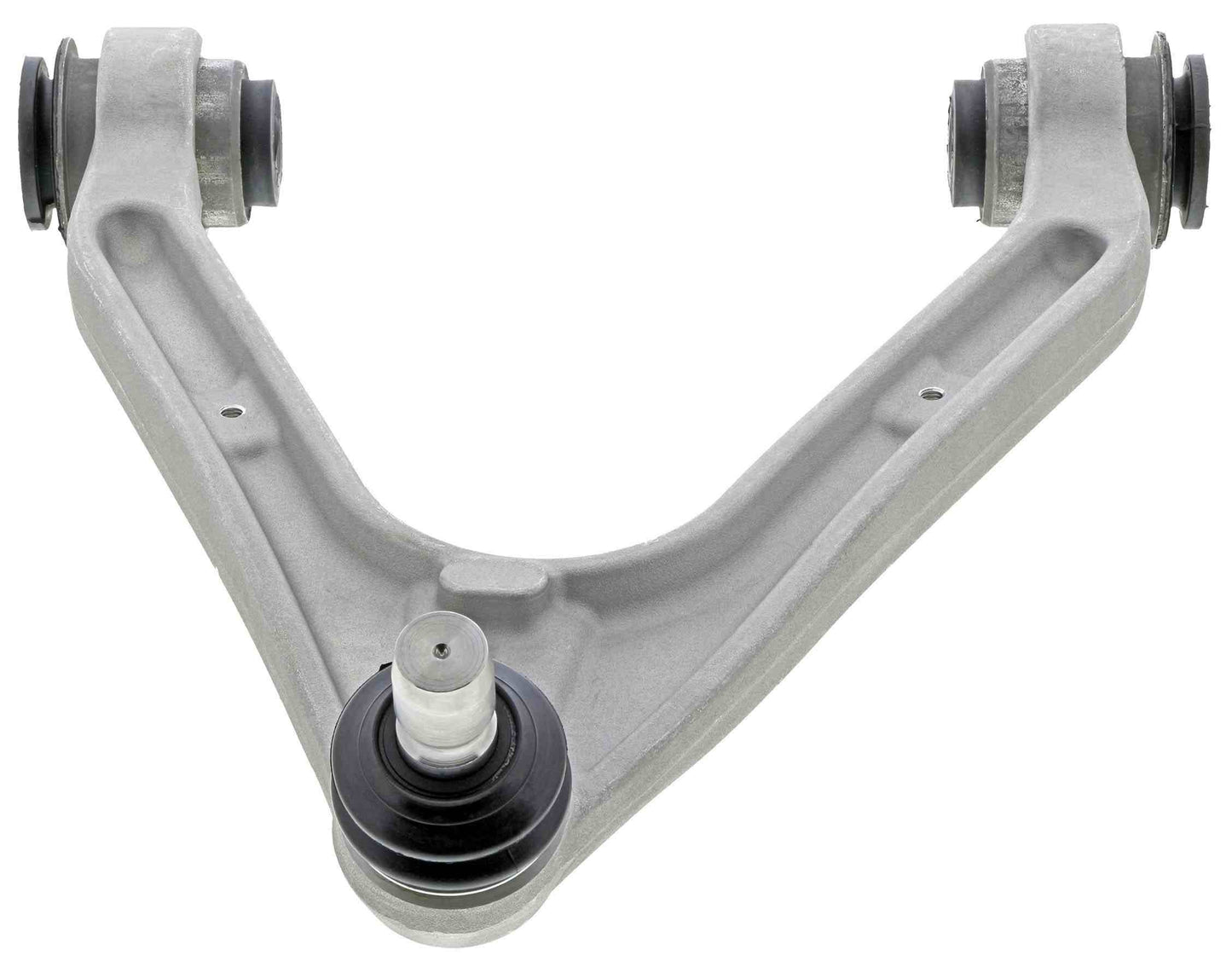 Front View of Front Upper Right Suspension Control Arm and Ball Joint Assembly MEVOTECH CMS501145