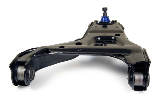 Angle View of Front Left Suspension Control Arm and Ball Joint Assembly MEVOTECH CMS501159