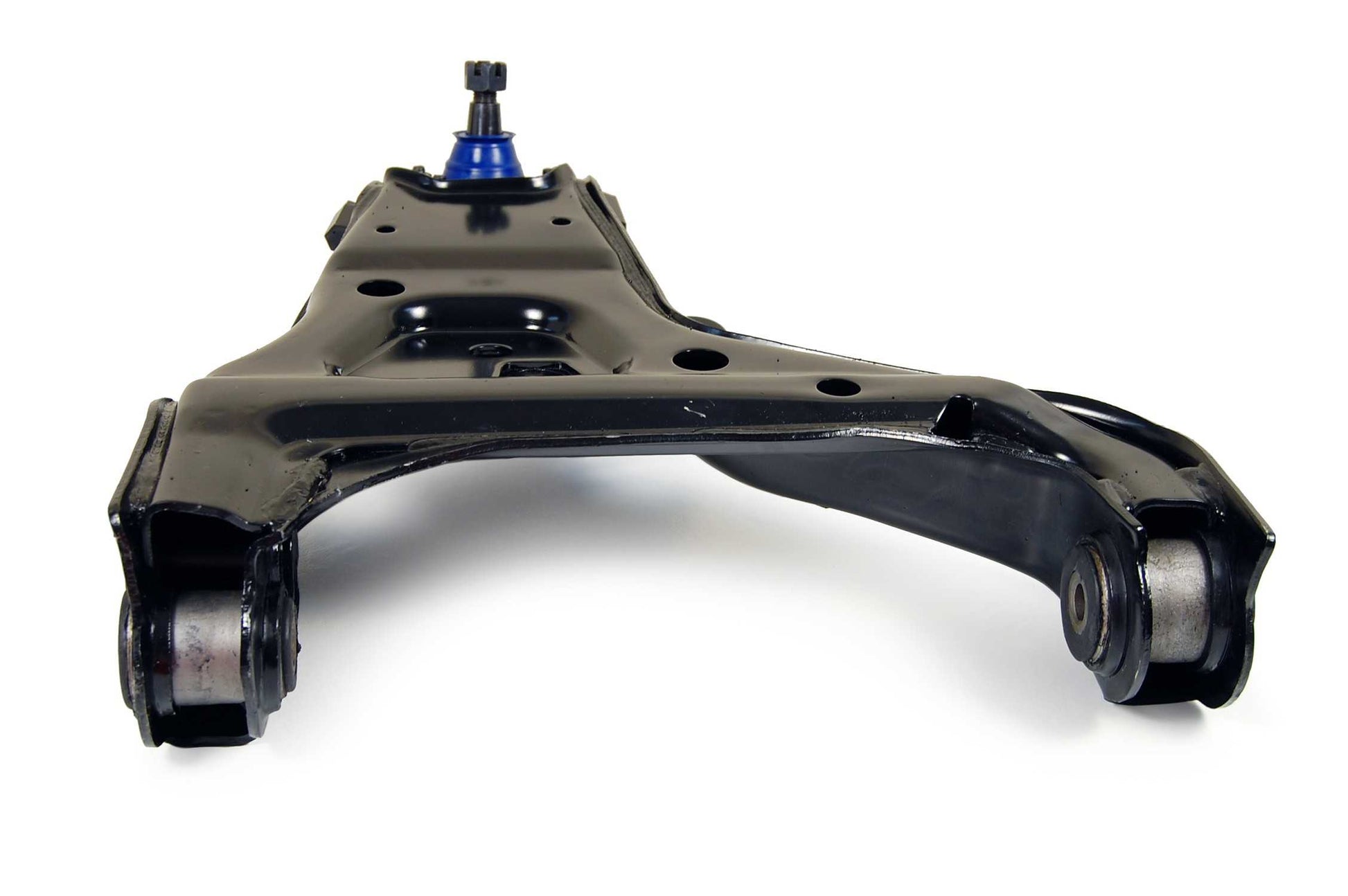 Angle View of Front Right Suspension Control Arm and Ball Joint Assembly MEVOTECH CMS501160