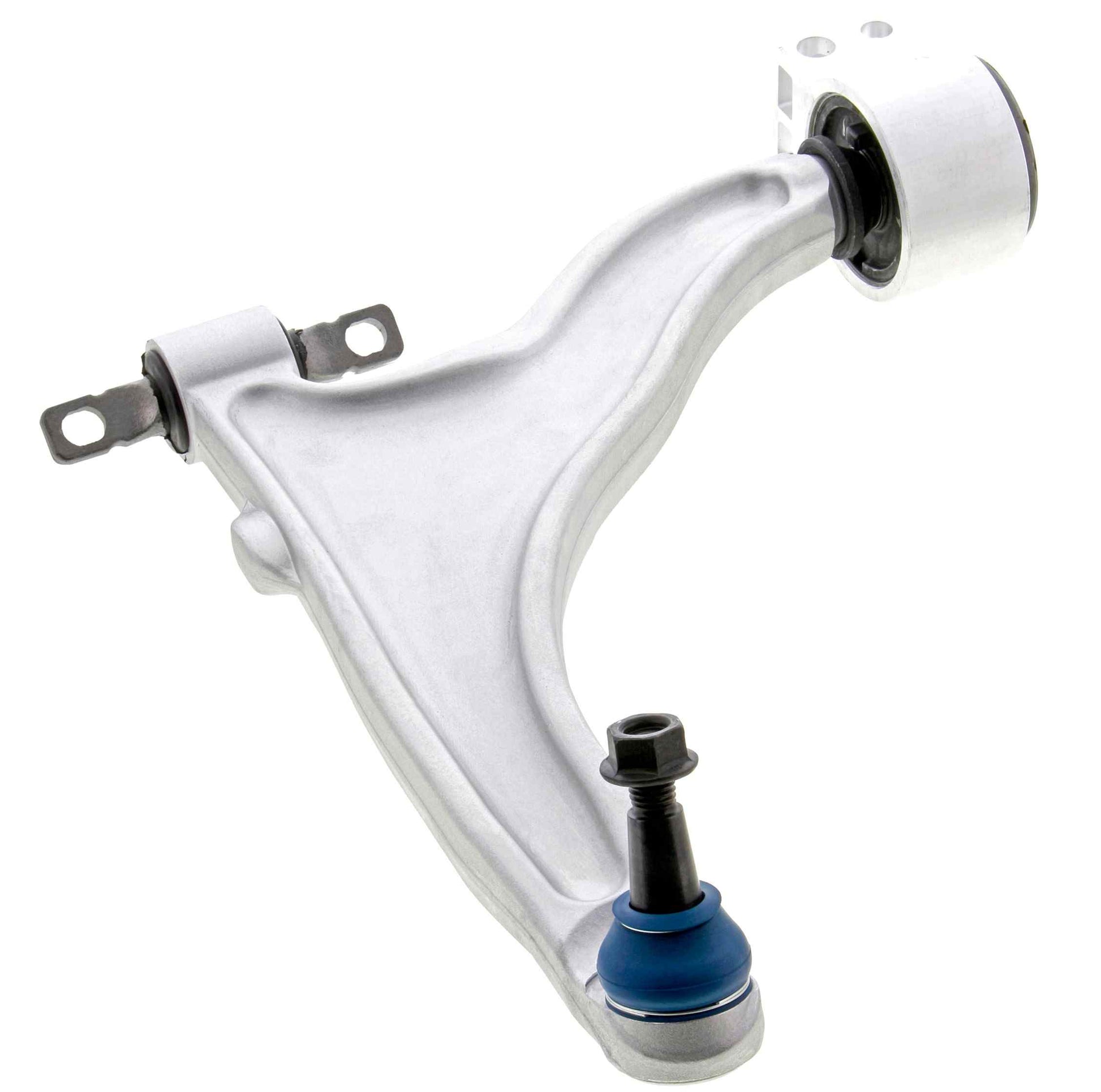 Front View of Front Left Suspension Control Arm and Ball Joint Assembly MEVOTECH CMS501165