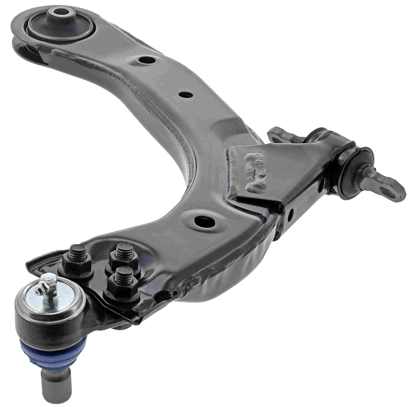 Back View of Front Left Suspension Control Arm and Ball Joint Assembly MEVOTECH CMS50117