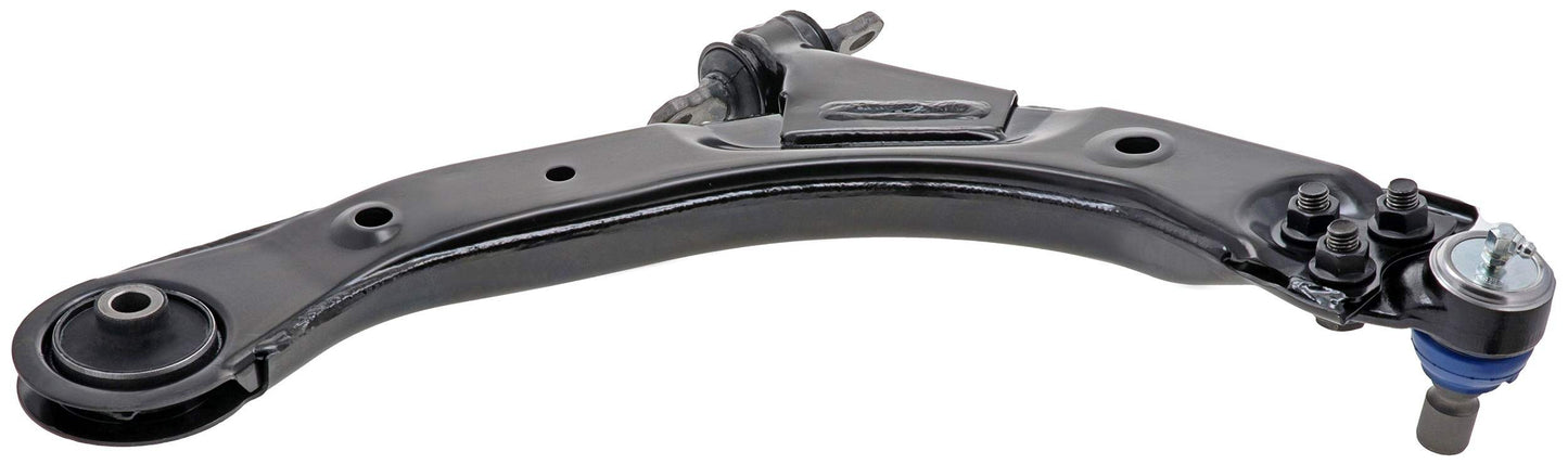 Bottom View of Front Left Suspension Control Arm and Ball Joint Assembly MEVOTECH CMS50117