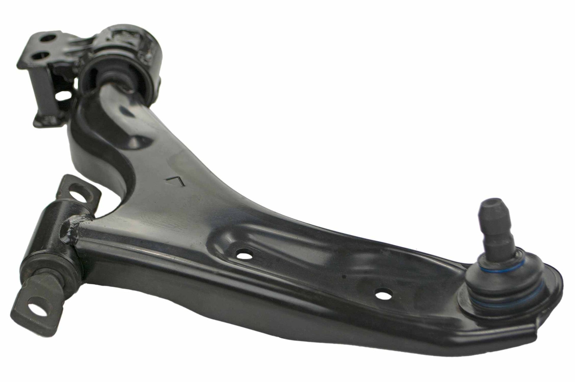 Side View of Front Left Suspension Control Arm and Ball Joint Assembly MEVOTECH CMS501186