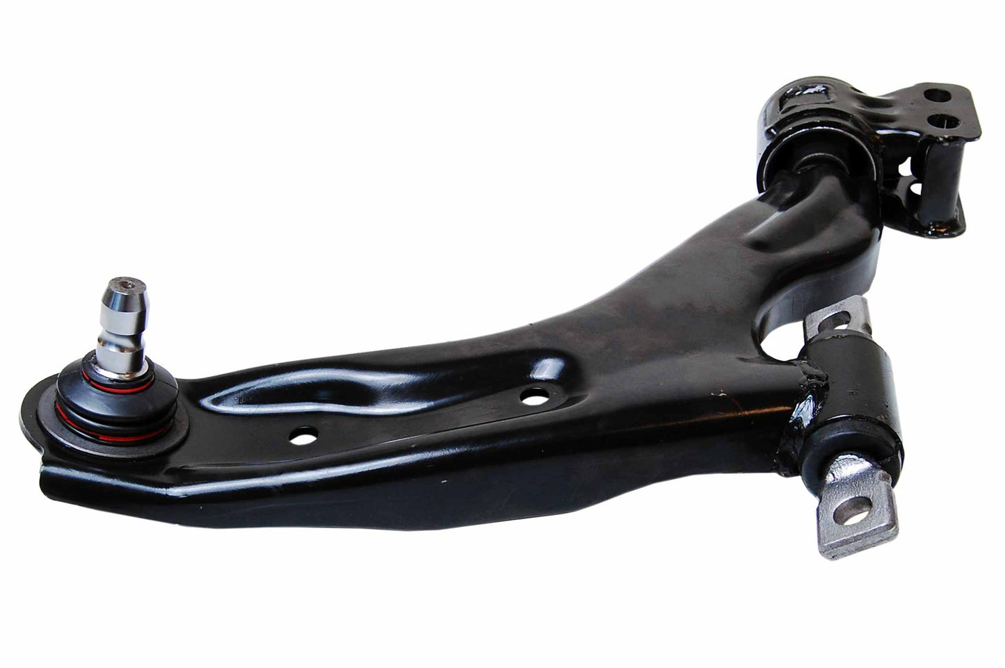 Side View of Front Right Suspension Control Arm and Ball Joint Assembly MEVOTECH CMS501187