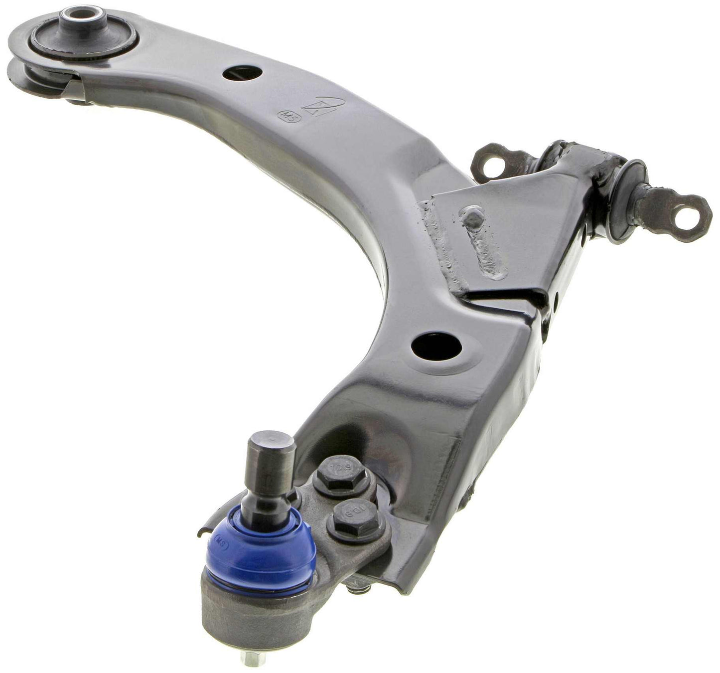 Front View of Front Right Suspension Control Arm and Ball Joint Assembly MEVOTECH CMS50118