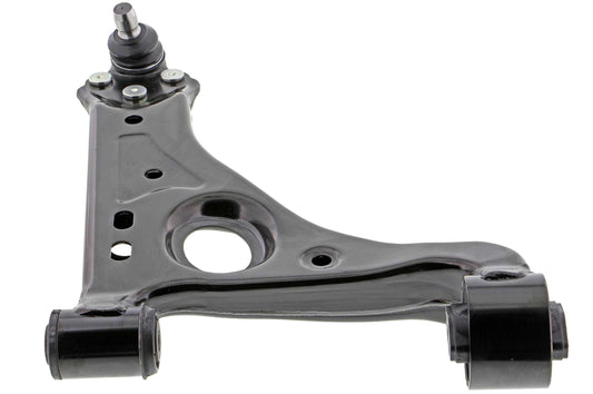 Angle View of Front Right Suspension Control Arm and Ball Joint Assembly MEVOTECH CMS501190