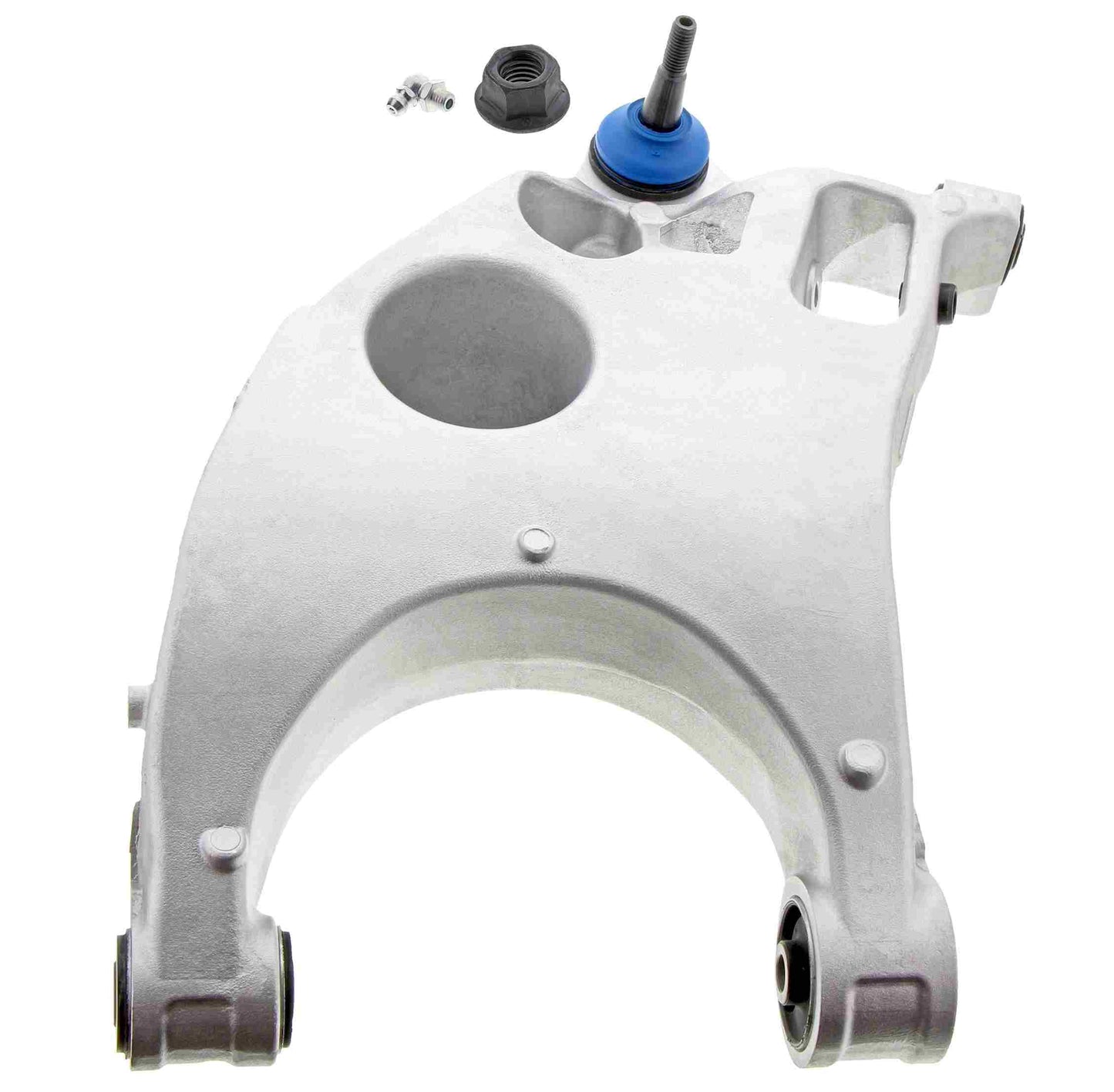 Front View of Rear Right Suspension Control Arm and Ball Joint Assembly MEVOTECH CMS501221