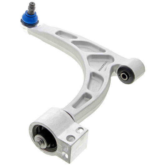 Angle View of Front Left Suspension Control Arm and Ball Joint Assembly MEVOTECH CMS50122