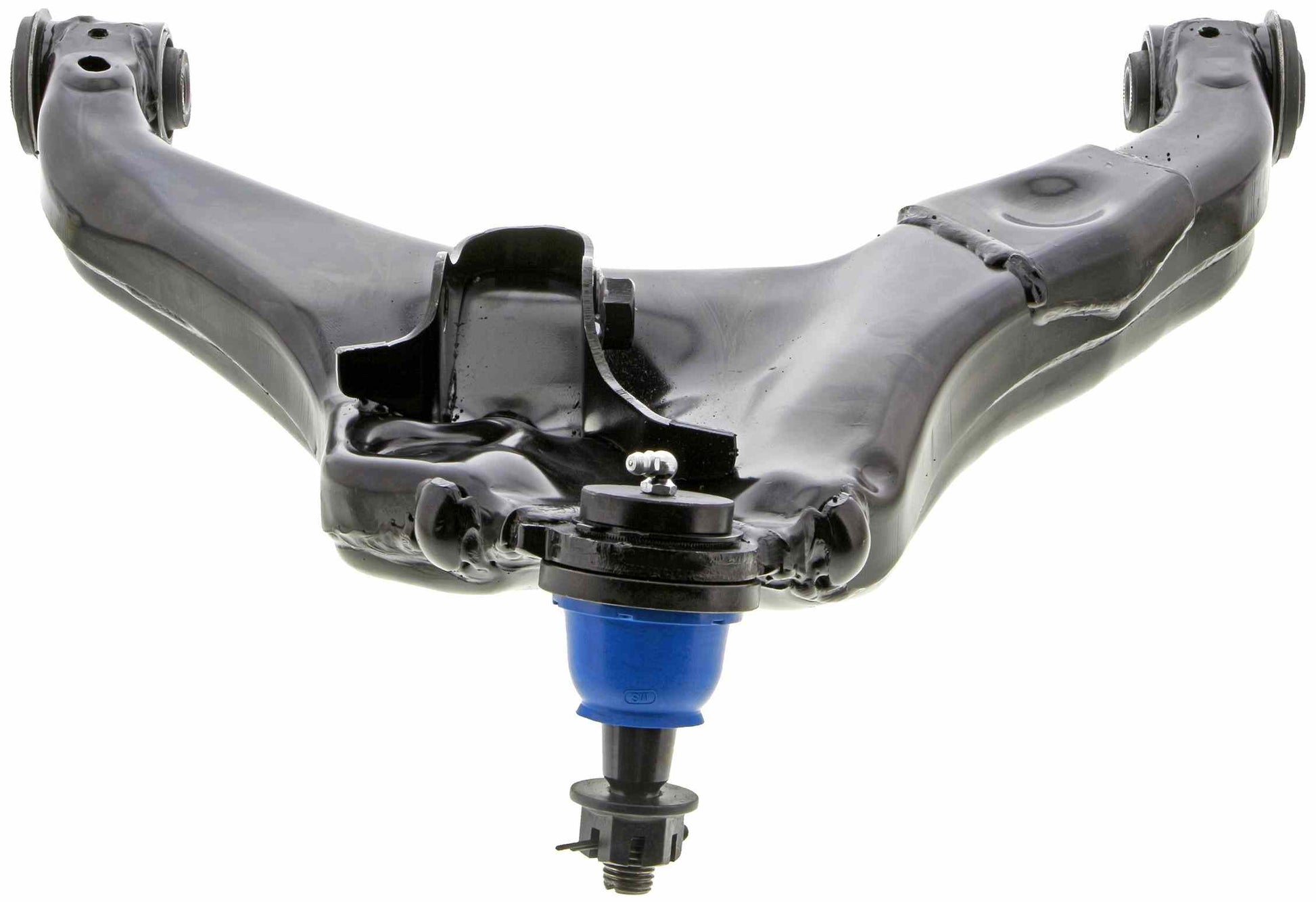 Bottom View of Front Left Suspension Control Arm and Ball Joint Assembly MEVOTECH CMS501239