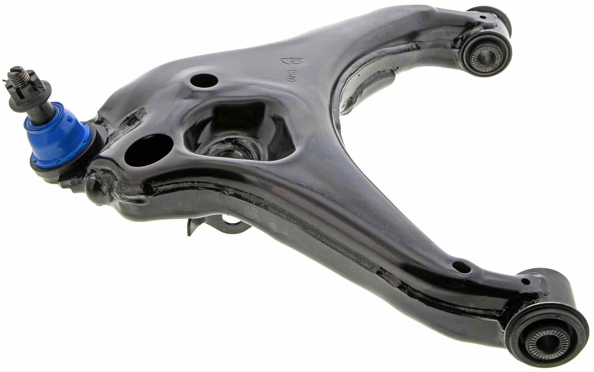 Side View of Front Left Suspension Control Arm and Ball Joint Assembly MEVOTECH CMS501239