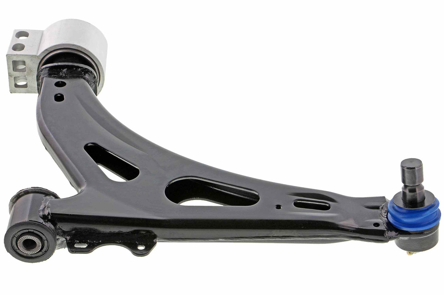 Side View of Front Left Suspension Control Arm and Ball Joint Assembly MEVOTECH CMS501250