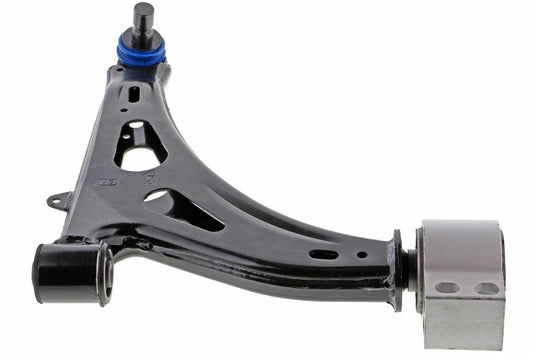 Angle View of Front Right Suspension Control Arm and Ball Joint Assembly MEVOTECH CMS501251