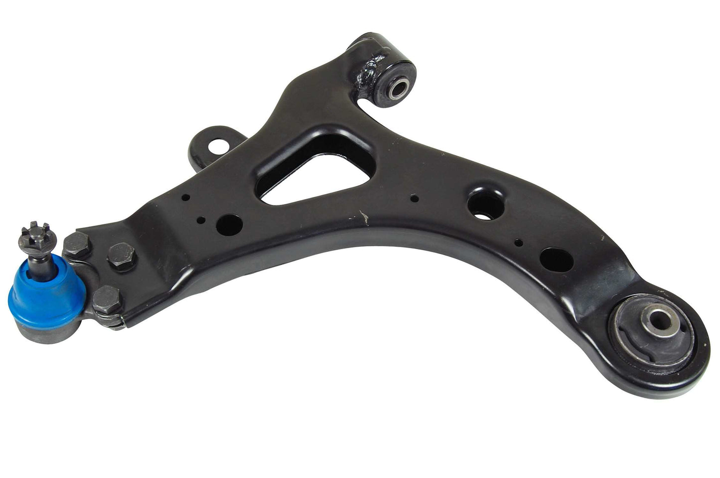 Front View of Front Right Suspension Control Arm and Ball Joint Assembly MEVOTECH CMS50125