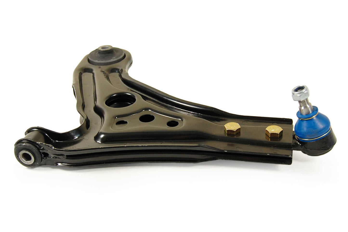 Side View of Front Left Suspension Control Arm and Ball Joint Assembly MEVOTECH CMS50126