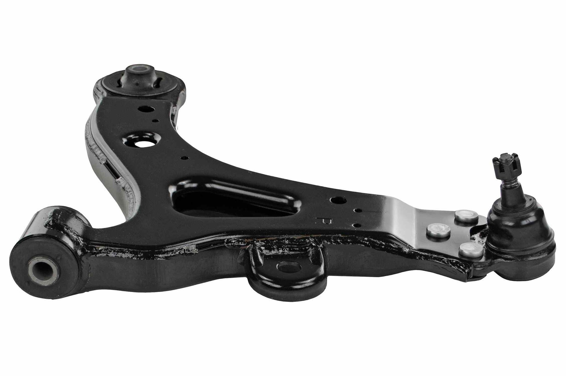 Side View of Front Right Suspension Control Arm and Ball Joint Assembly MEVOTECH CMS501276