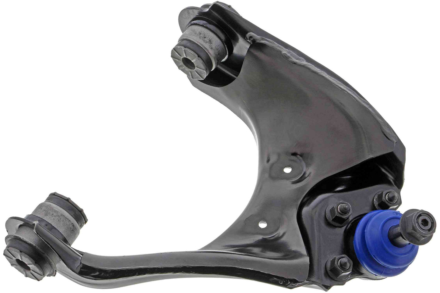 Front View of Front Upper Left Suspension Control Arm and Ball Joint Assembly MEVOTECH CMS50136