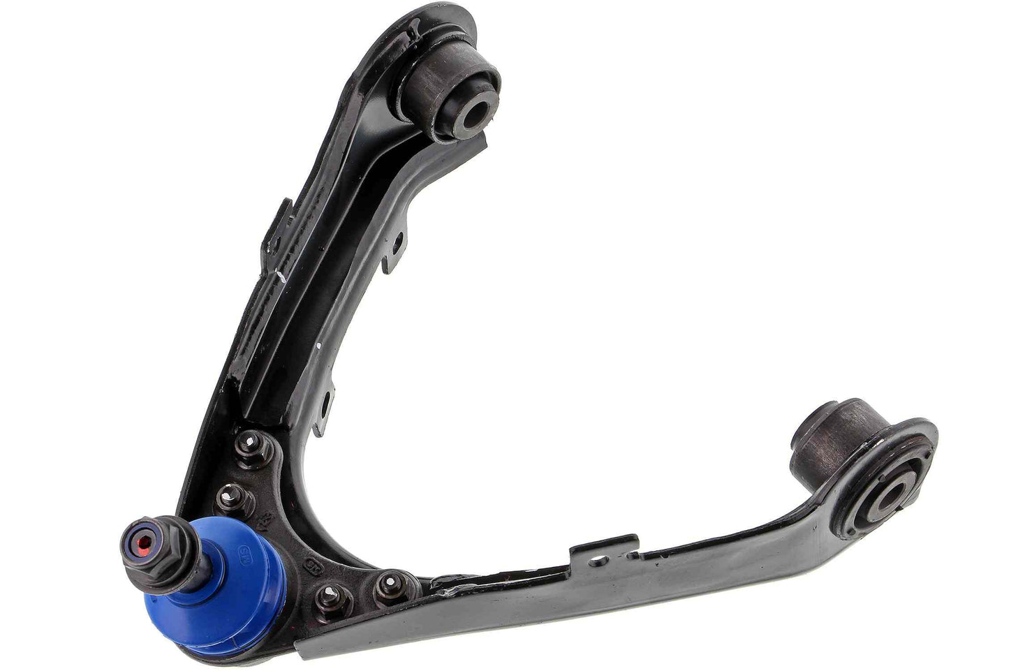 Front View of Front Upper Left Suspension Control Arm and Ball Joint Assembly MEVOTECH CMS50140